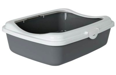 Large Cat Litter Tray Grey